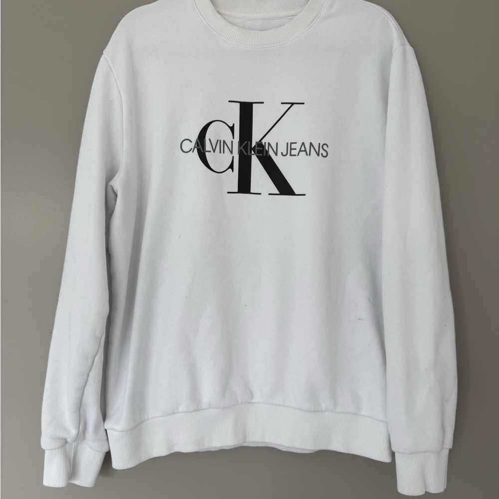 Calvin Klein White Sweatshirt